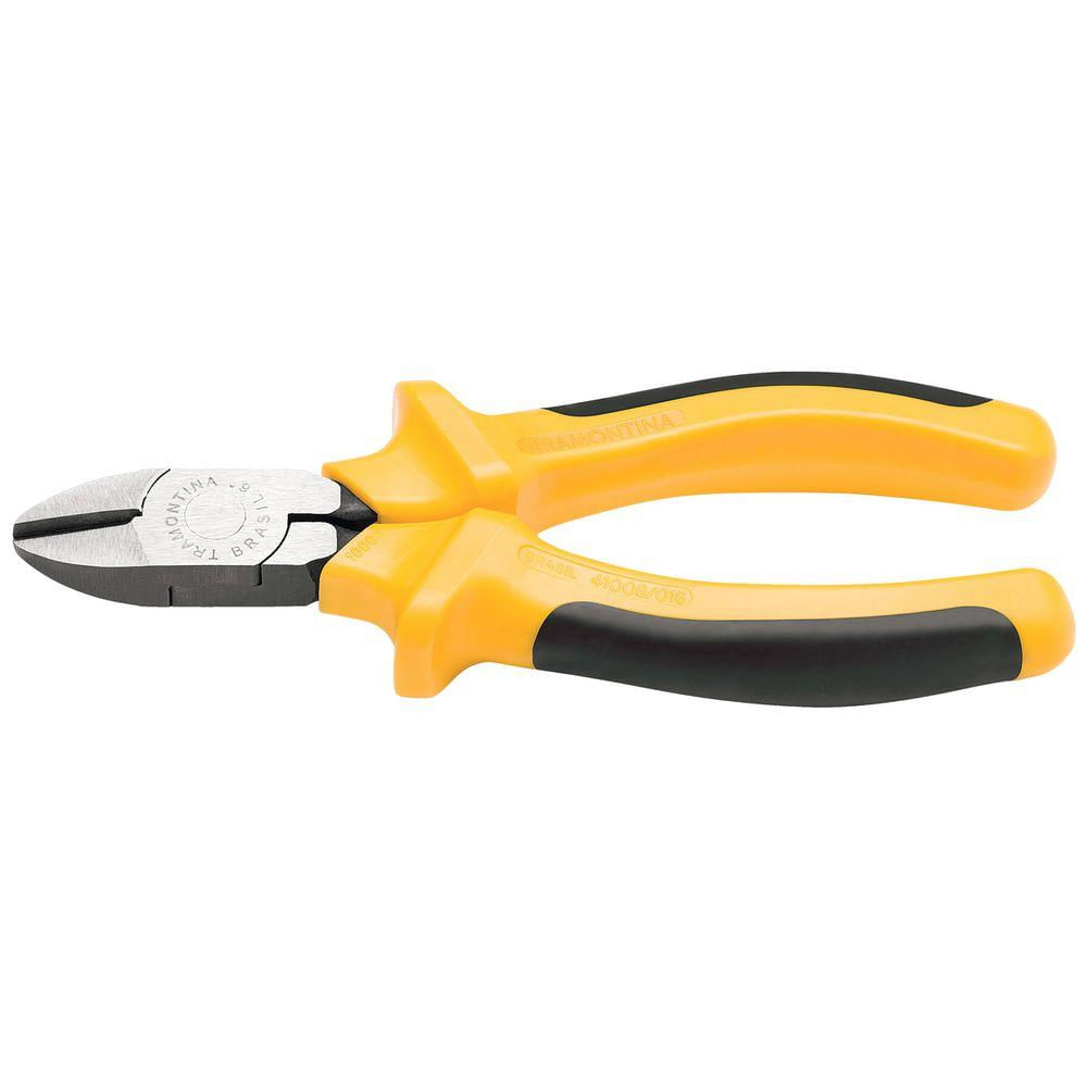 Encontraproduto.com.br - Alicate Corte Diagonal Isolado com Empunhadura Dupla Injeção 6pol - Tramontina