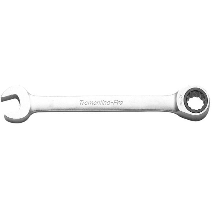 Encontraproduto.com.br - Chave Combinada Plana Tramontina-Pro 44652/109 Com Catraca 9Mm