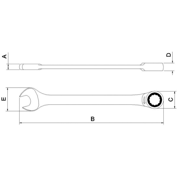 Encontraproduto.com.br - Chave Combinada Tramontina Pro com Catraca 11MM