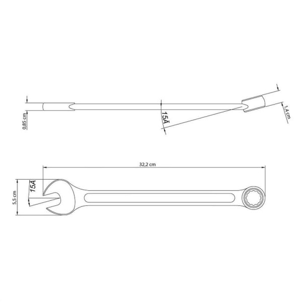 Encontraproduto.com.br - Chave Combinada De 25 mm Tramontina