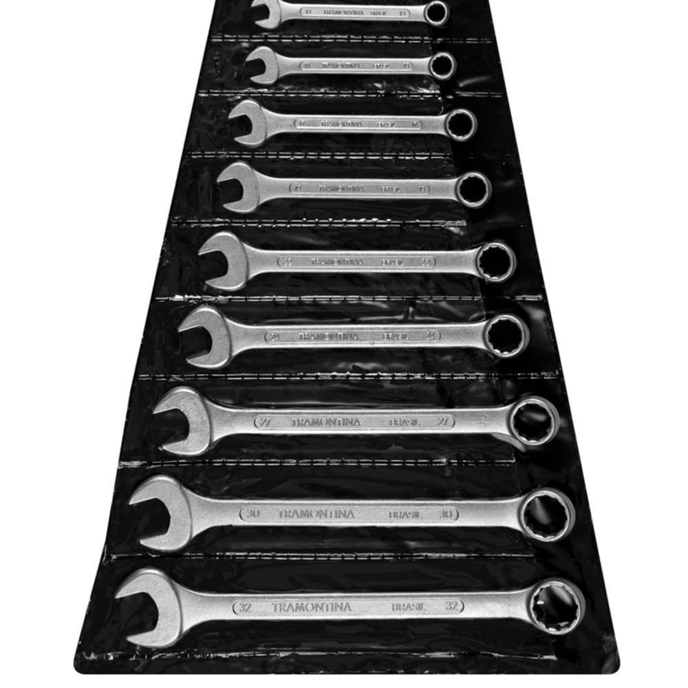 Encontraproduto.com.br - Jogo De Chaves Combinadas 15Pcs