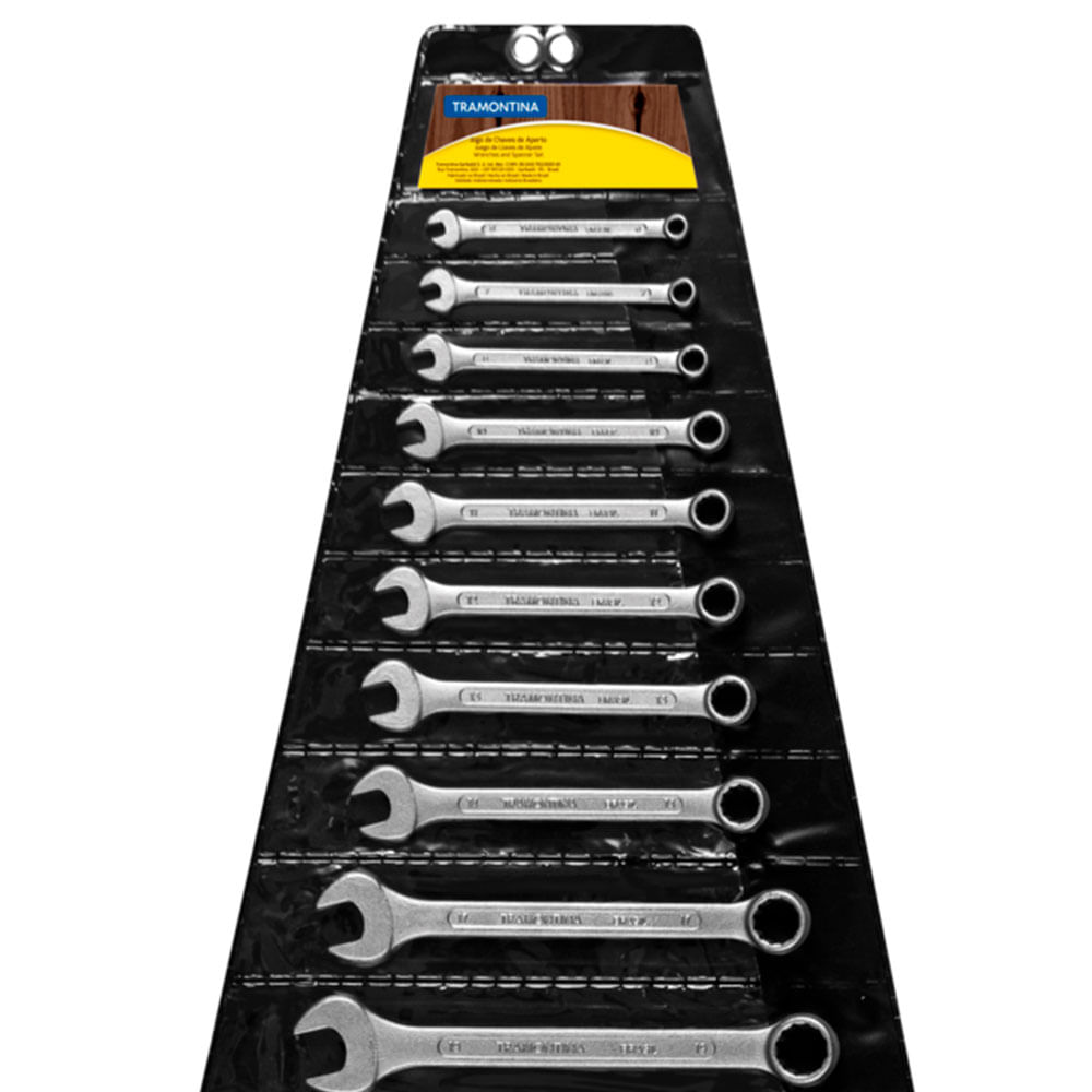 Encontraproduto.com.br - Jogo De Chaves Combinadas 15Pcs