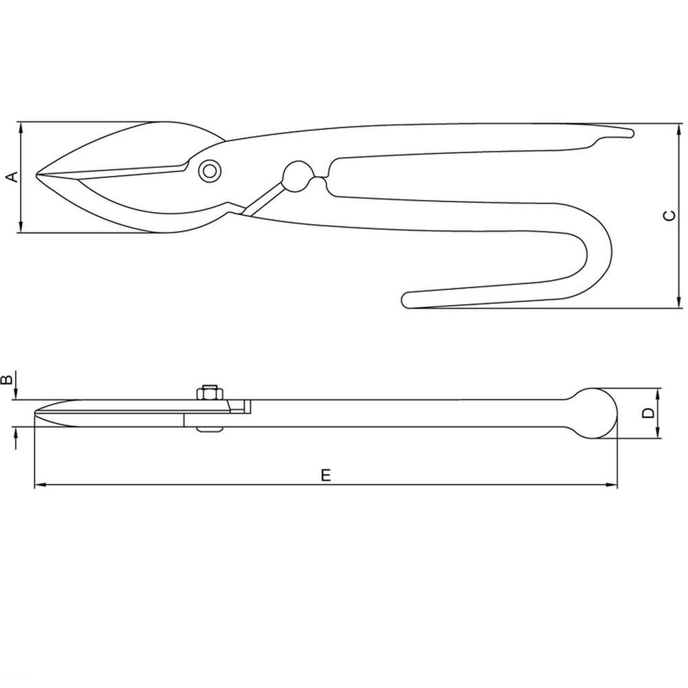 Encontraproduto.com.br - TESOURA P/CORTAR CHAPA 10