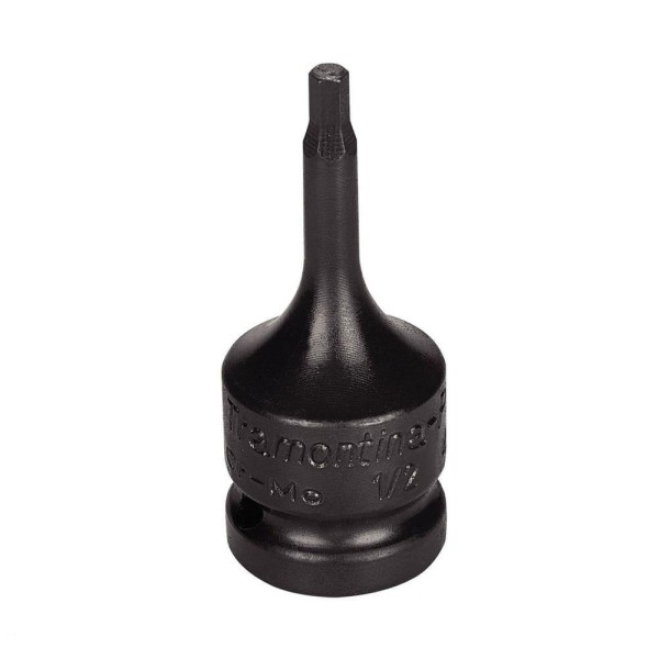 Encontraproduto.com.br - Soquete De Impacto Ponta Hexagopnal Em Aço Cromo Molibdênio 5 Mm - Encaixe 1/2'' Tramontina