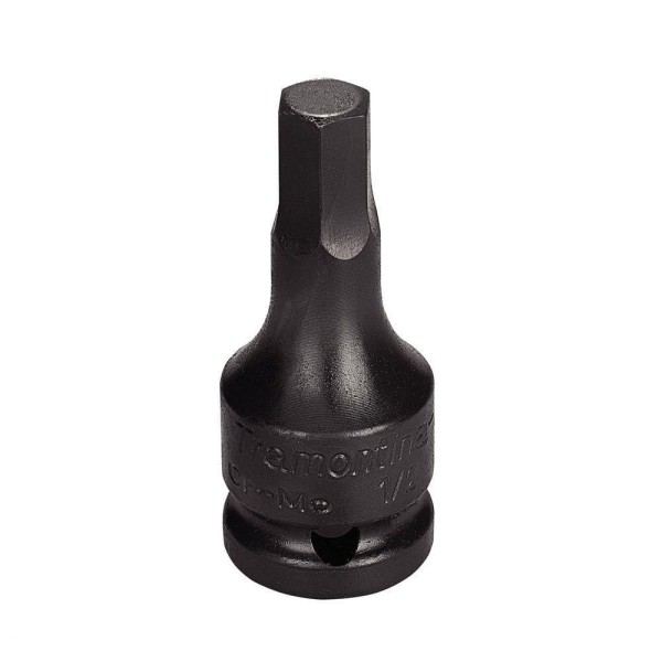 Encontraproduto.com.br - Soquete De Impacto Ponta Hexagopnal Em Aço Cromo Molibdênio 12 Mm - Encaixe 1/2'' Tramontina