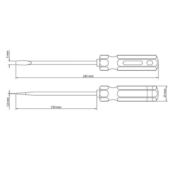 Encontraproduto.com.br - Chave De Fenda Tramontina Masterplus Com Ponta Chata 3/16x6