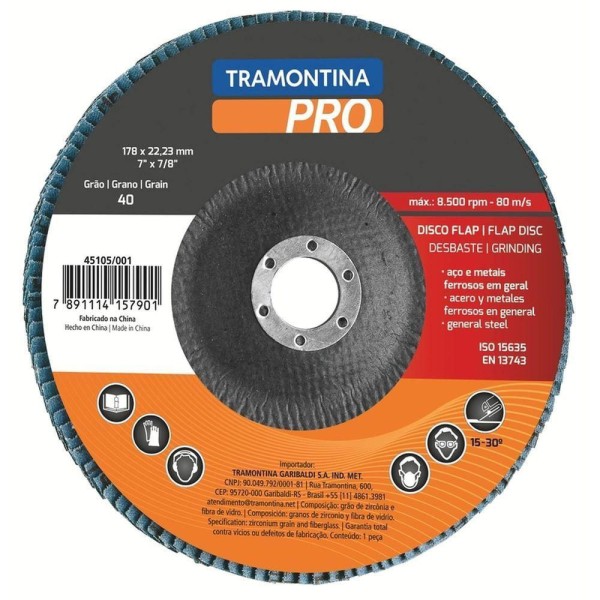Encontraproduto.com.br - DISCO FLAP 7 GRAO 60 45105002 PRO
