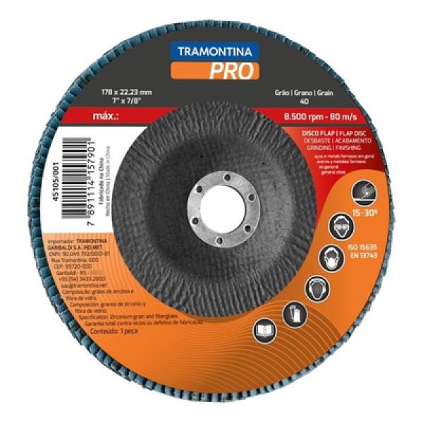Encontraproduto.com.br - DISCO FLAP 7 GRAO 120 45105004 PRO