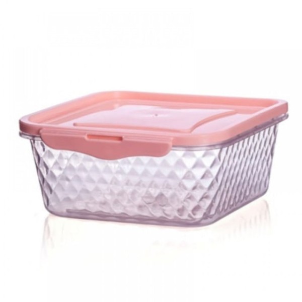 Encontraproduto.com.br - Pote Hermético com Trava Cristal Plasvale 1,7L