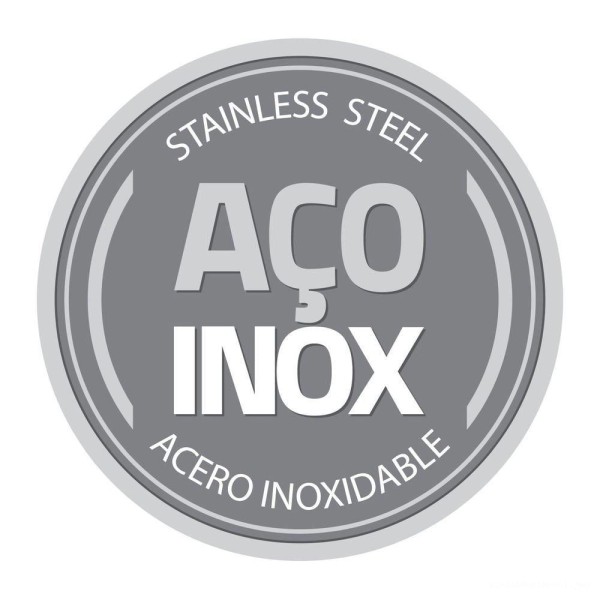 Encontraproduto.com.br - Cuba Aço Inox 1/2 100Mm com Alça