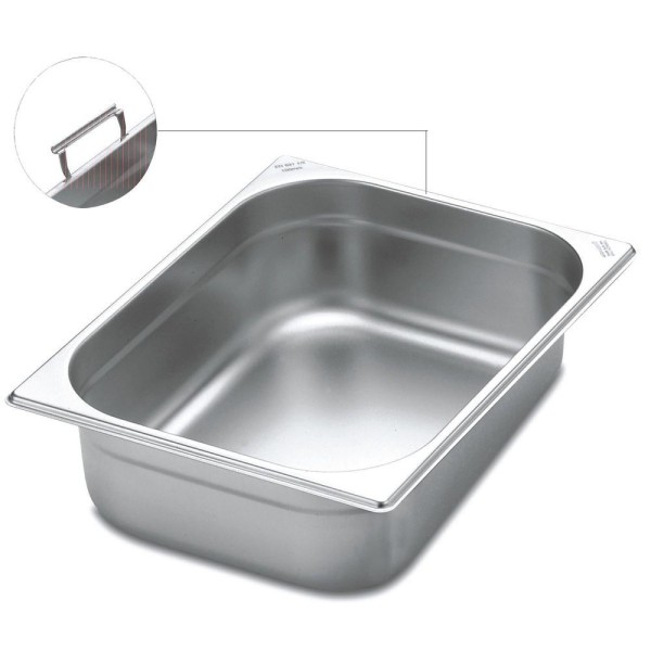 Encontraproduto.com.br - Cuba Aço Inox 1/2 150Mm com Alça