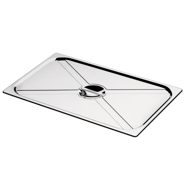 Encontraproduto.com.br - Tampa Aço Inox sem Recorte para Cuba 1/2
