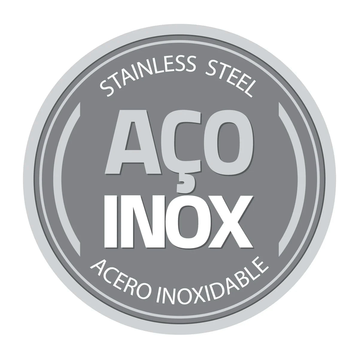 Encontraproduto.com.br - Jogo de Panelas Tramontina 6 Peças Solar Baquelite em Aço Inox com Fundo Triplo com Cabos e Alças de Baquelite