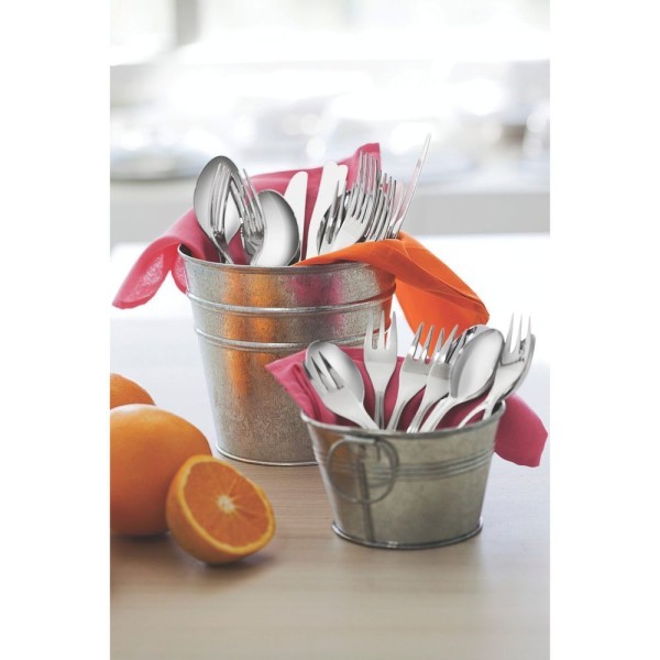 Encontraproduto.com.br - Faqueiro Laguna Em Aço Inox Com Facas De Mesa Acabamento Em Brilho Com Detalhes No Cabo 4