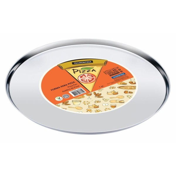 Encontraproduto.com.br - Forma Aço Inox Para Pizza Tramontina