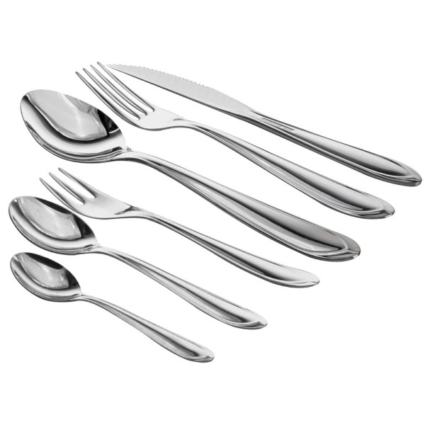 Encontraproduto.com.br - Faqueiro 72 Peças Tramontina Laguna em Aço Inox com Alto Brilho