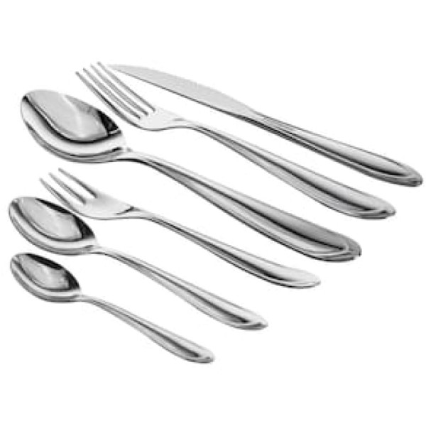 Encontraproduto.com.br - Faqueiro 72 Peças Tramontina Laguna em Aço Inox com Alto Brilho