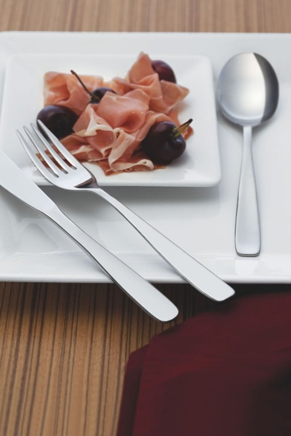 Encontraproduto.com.br - Faqueiro Tramontina Cosmos em Aço Inox com Facas de Mesa Acabamento em Brilho 42 Peças 66950/770