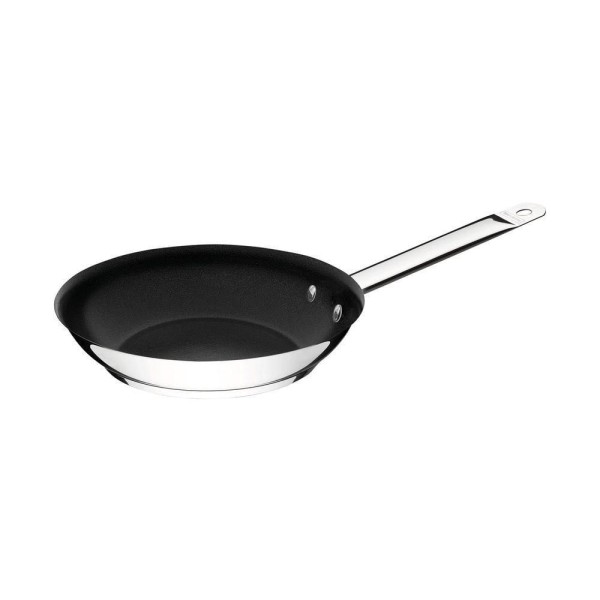 Encontraproduto.com.br - Frigideira Profissional Rasa em Aço Inox com Fundo Triplo Antiaderente 1,1L - Tramontina