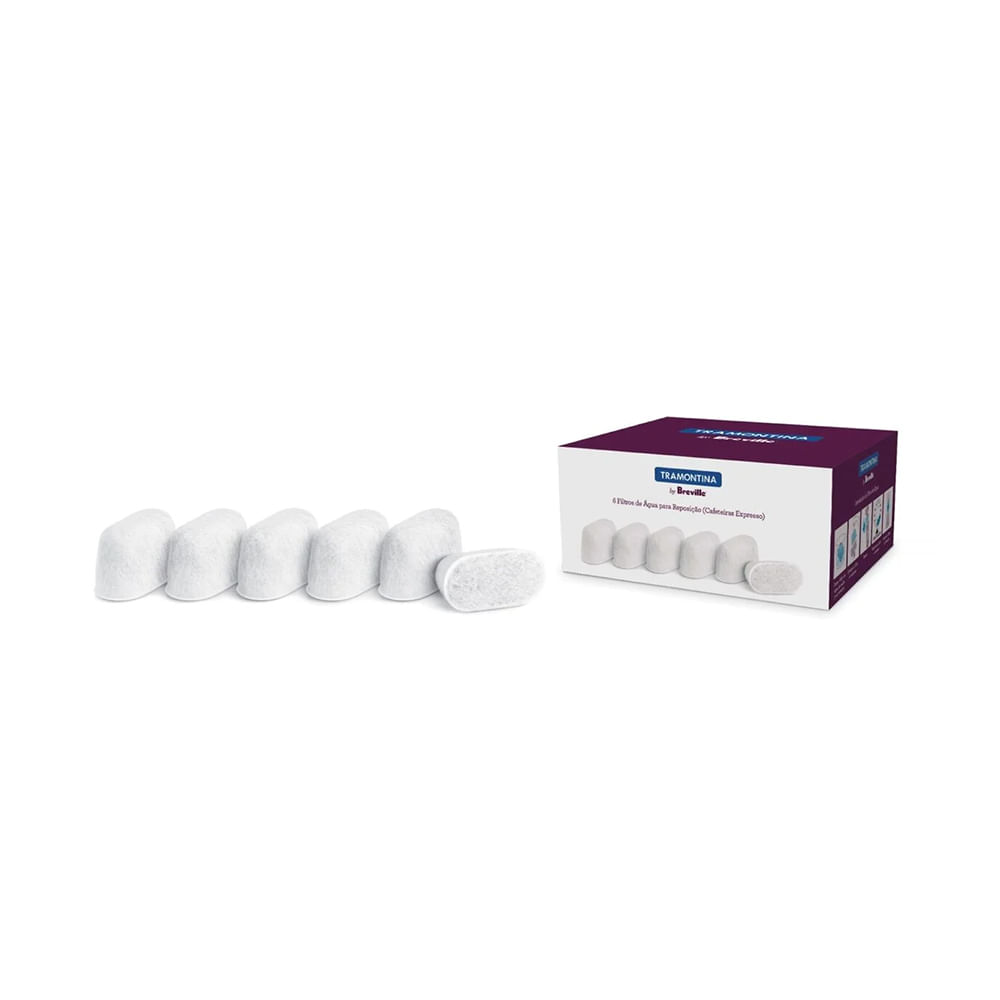 Encontraproduto.com.br - Filtros De água Tramontina By Breville Para Reposição Cafeteira Express 6 Unidades Tramontina