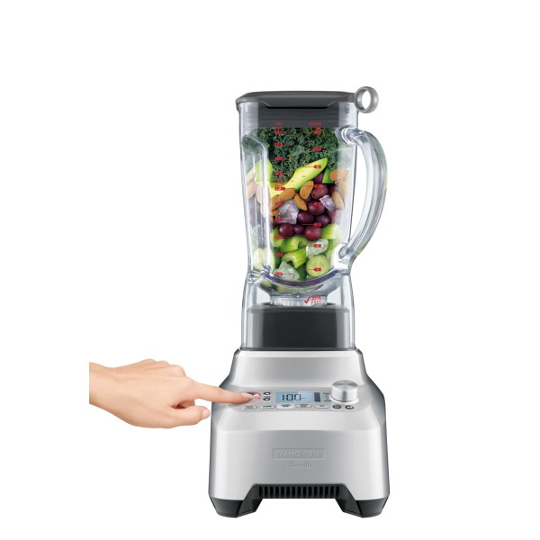 Encontraproduto.com.br - Liquidificador Tramontina by Breville Pro Chef em Alumínio Fundido Fosco com Copo de Tritan 2 L 2000 W