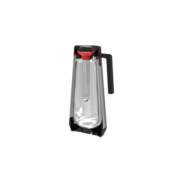 Encontraproduto.com.br - Bule Térmico Tramontina Exata Em Aço Inox Vermelho Com Infusor 1 L Tramontina