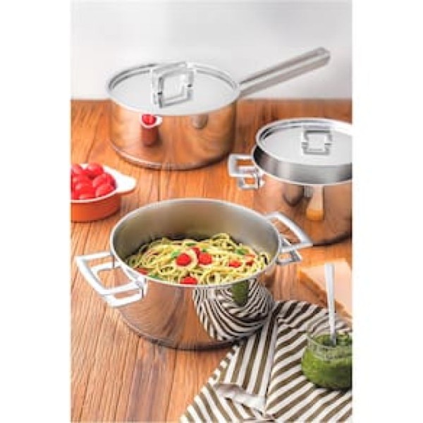 Encontraproduto.com.br - Caçarola Brava Rasa 20cm 2,9L Tramontina