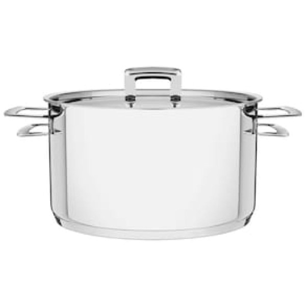 Encontraproduto.com.br - Caçarola Funda Aço Inox Brava 20 cm Tramontina