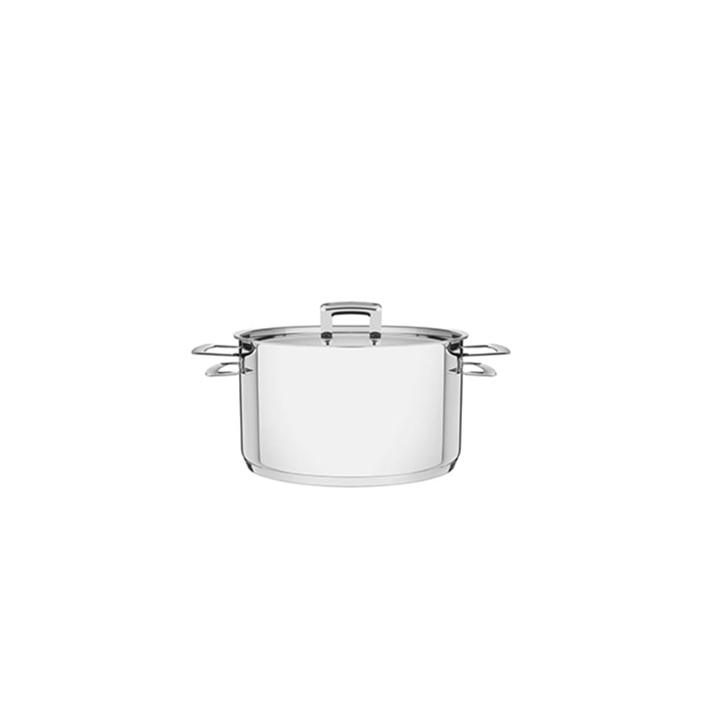 Encontraproduto.com.br - Caçarola Funda Aço Inox Brava 20 cm Tramontina