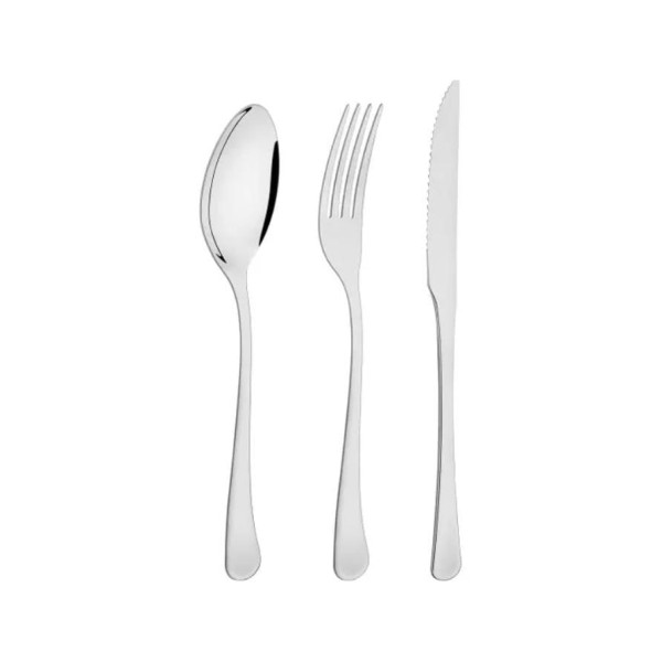 Encontraproduto.com.br - Faqueiro Tramontina aço inox com faca para churrasco 16 pçs 66945/654