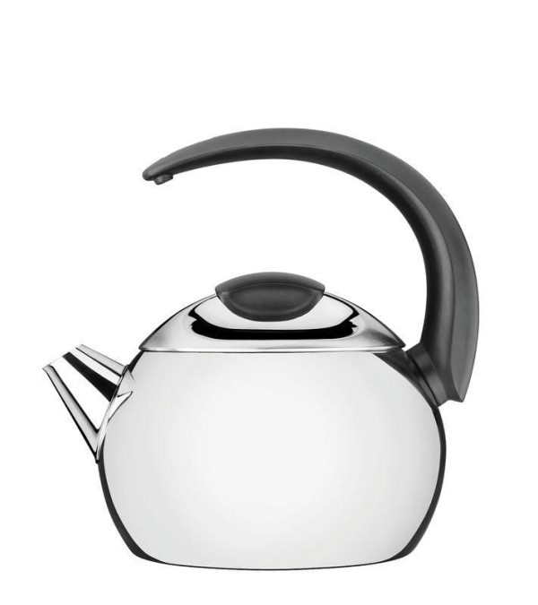 Encontraproduto.com.br - Chaleira Tramontina em Aço Inox Cabo Preto 18 cm 2,2 L 61482183