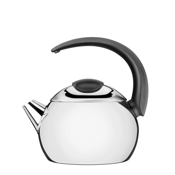 Encontraproduto.com.br - Chaleira Tramontina em Aço Inox Cabo Preto 18 cm 2,2 L 61482183