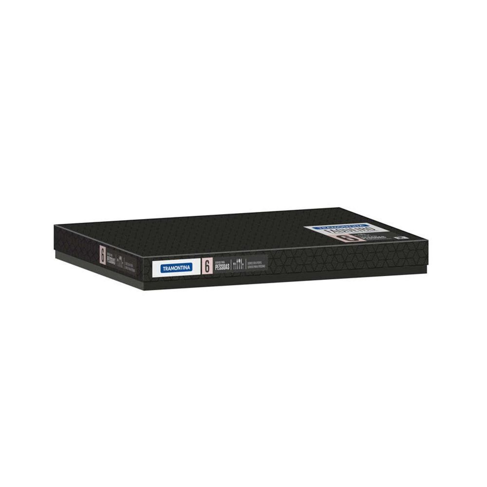 Encontraproduto.com.br - Faqueiro Mônaco Em Aço Inox Com Facas Para Churrasco Forjadas 6mm Acabamento Alto Brilho