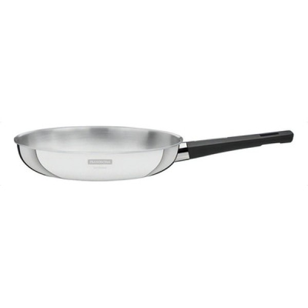 Encontraproduto.com.br - Frigideira Aço Inox 26cm Com Cabo Grano Baquelite Tramontina