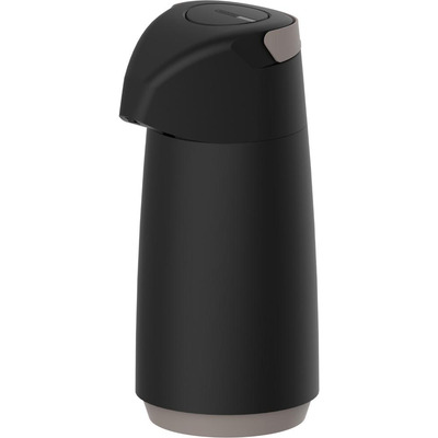 Encontraproduto.com.br - Garrafa Térmica com Bomba Inox 1L Preta Tramontina