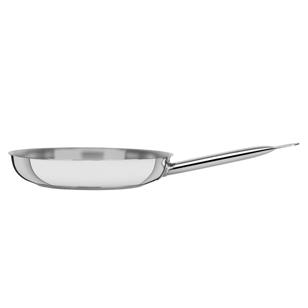 Encontraproduto.com.br - Frigideira Rasa Profissional Tramontina em Aço Inox com Fundo Triplo 20 cm 1,1 Litros