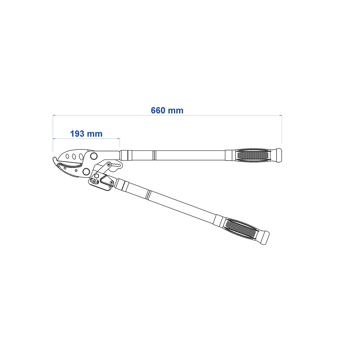 Encontraproduto.com.br - Tesourão Poda Com Cabo Telescópico Tramontina