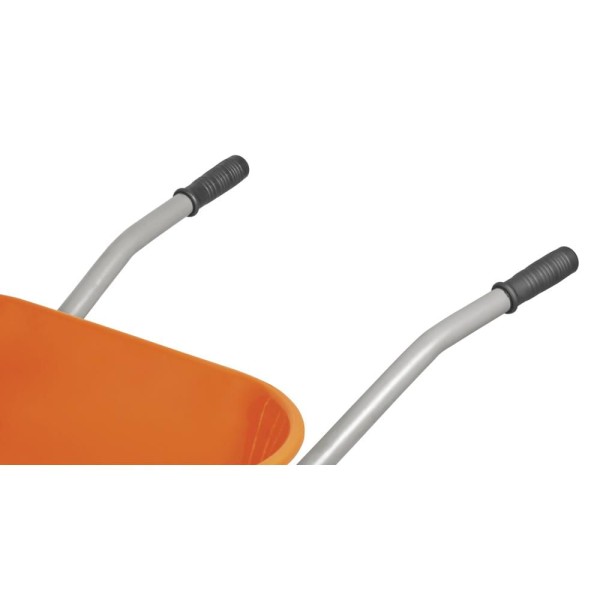 Encontraproduto.com.br - Carrinho De Mão Caçamba Extrafunda Metálica Laranja 80L
