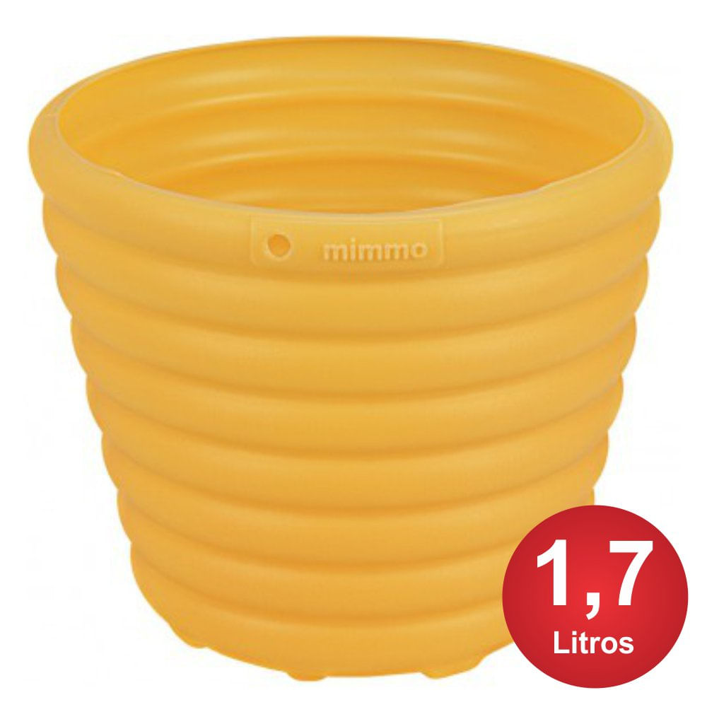 Cachepô / Vaso para Flores 1,7 Litros, cor Amarelo - Tramontina