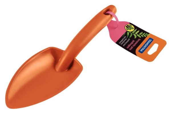 Encontraproduto.com.br - Pazinha Larga Para Jardinagem Tramontina Em Plástico Laranja