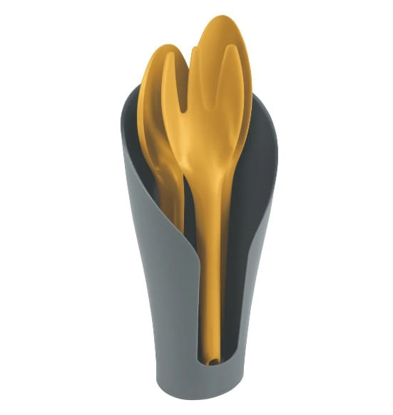 Encontraproduto.com.br - Kit Utensílios Para Vaso Cocoon Grafite Tramontina