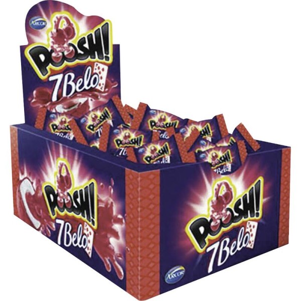 Encontraproduto.com.br - Chiclete Poosh 7 Belo Framboesa c/40 - Arcor