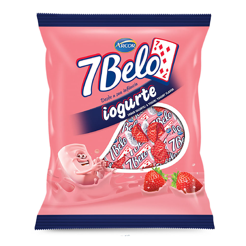 Bala Sabor Iogurte 7 Belo 100g