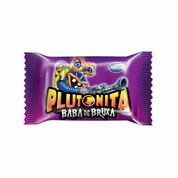 Encontraproduto.com.br - Chiclete Arcor Plutonita Baba de Bruxa Caixeta com 180g