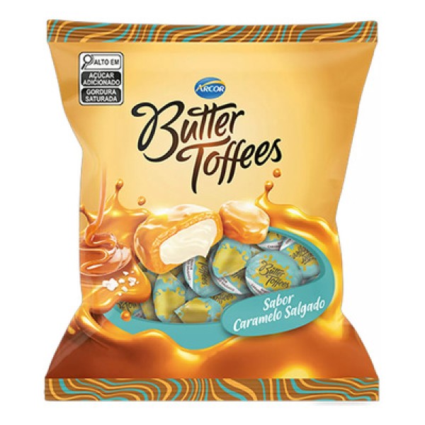 Bala Butter Toffees Caramelo Salgado 100g
