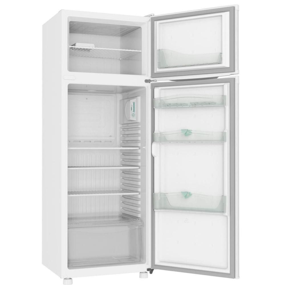 Encontraproduto.com.br - Geladeira / Refrigerador Consul Duplex, Cycle Defrost, com Freezer Supercapacidade, 334L, Branco - CRD37EB 220V