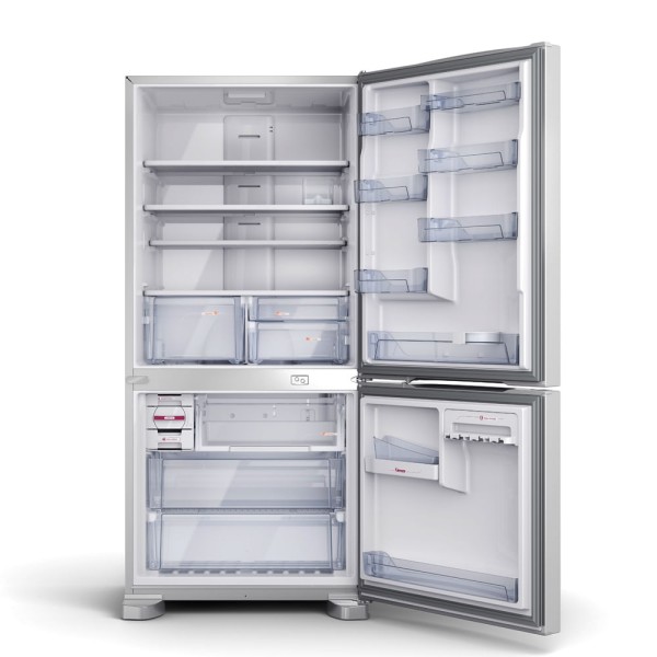 Encontraproduto.com.br - Geladeira/Refrigerador Inverse com Smart Bar Brastemp 573 Litros BRE80AB Branco 220V