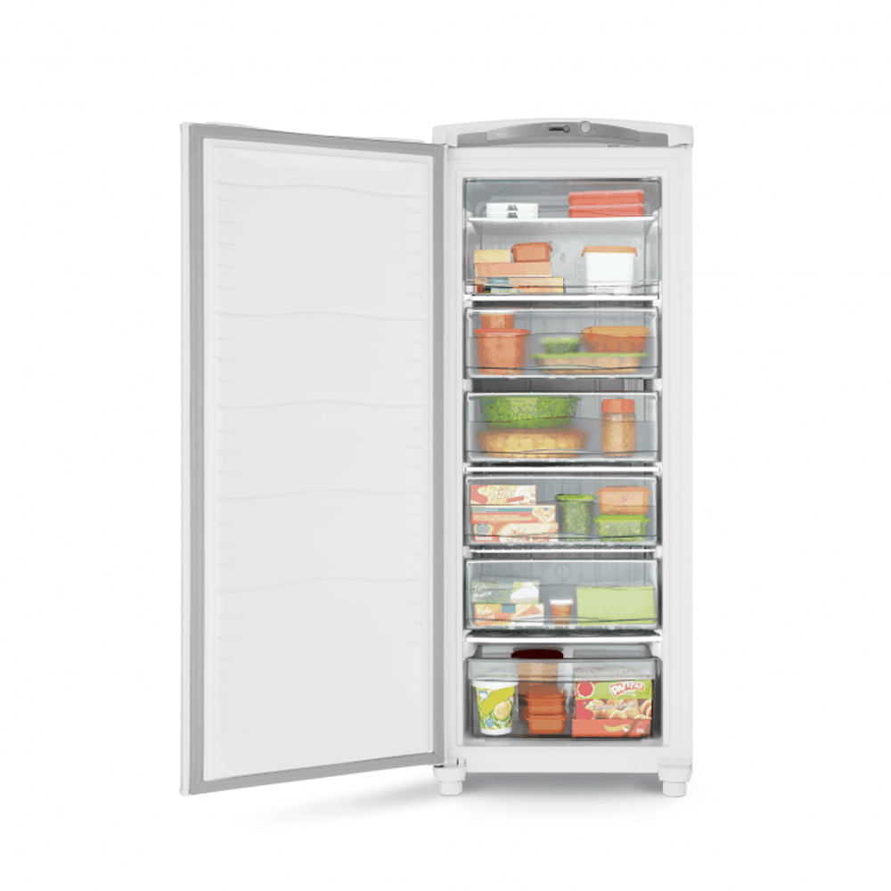 Encontraproduto.com.br - FREEZER VERTICAL 231L CONSUL CVU26 BRANCO 220V