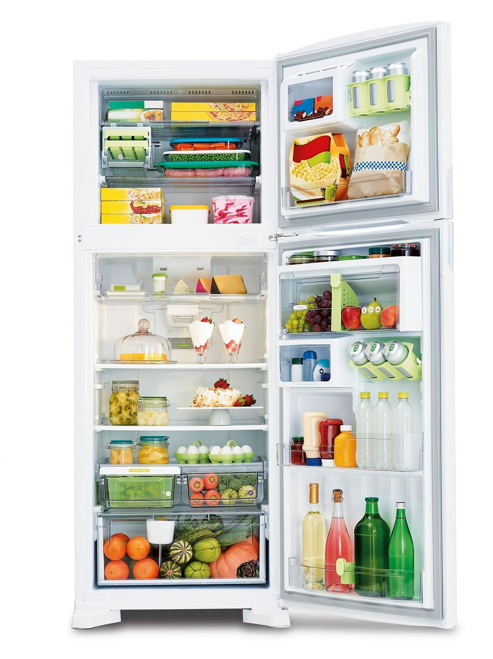Encontraproduto.com.br - Geladeira Consul Frost Free Duplex 2 Portas CRM55AB 437 Litros Branca 110V