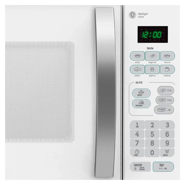 Encontraproduto.com.br - Micro-ondas Consul 20 Litros Branco CMA20BB – 220 Volts